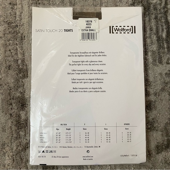 BNWT Wolford Satin Touch 20 tights - Picture 5 of 5